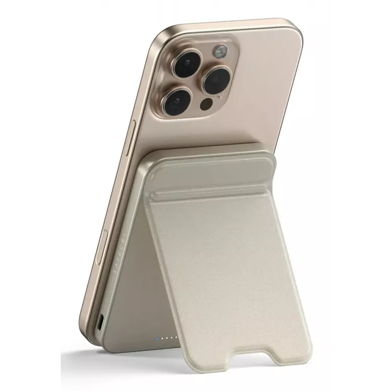 Portable power bank Satechi ST-B5Q2SW 5000 mAh, wireless charging, Sand