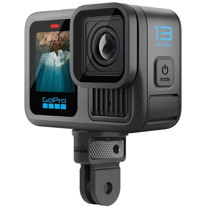 GoPro ¼-20 kinnitusadapter — universaalne 24×24×37 mm, must