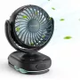 Kaasaskantav jalutuskäru ventilaator Momcozy PF001-PK10BA-A — roosa, akutoitega klambriga ventilaator