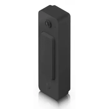 Doorbell UBIQUITI Doorbell Lite Must — juhtmega PoE videouksikell, 5 MP, 2560×1920, IPX5, metallist ja polükarbonaadist korpus