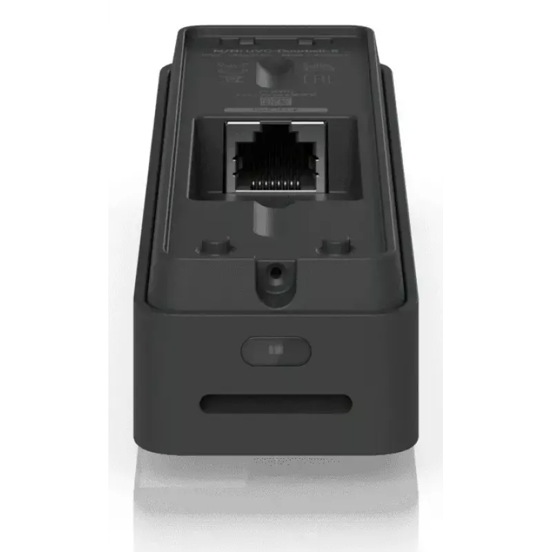 Doorbell UBIQUITI Doorbell Lite Must — juhtmega PoE videouksikell, 5 MP, 2560×1920, IPX5, metallist ja polükarbonaadist korpus