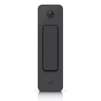 Doorbell UBIQUITI Doorbell Lite Must — juhtmega PoE videouksikell, 5 MP, 2560×1920, IPX5, metallist ja polükarbonaadist korpus