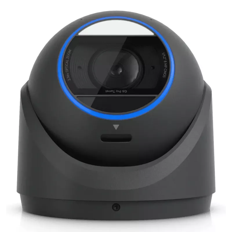 IP-turvakaamera UBIQUITI UVC-G6-Pro-Turret-B — 3840×2160, 1/1.2 tolli CMOS, 2.36× optiline suum, PoE+, lagi/seinale, sise-/välistingimustesse