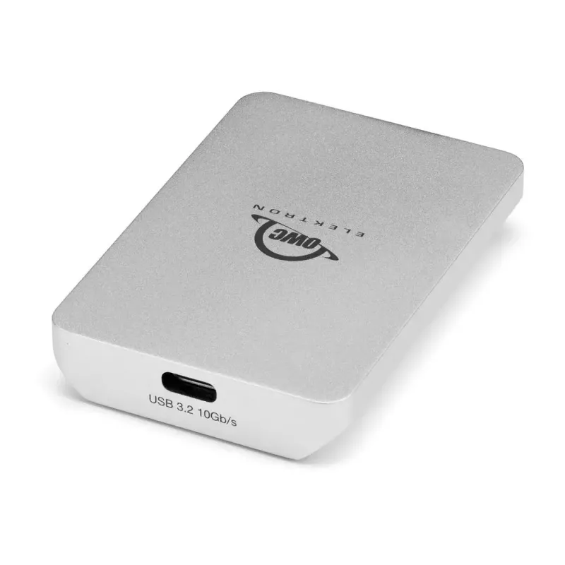 SSD-korpus OWC Envoy Pro Elektron Silver M.2, USB-C, 10 Gbit/s, 1 TB (paigaldatud)