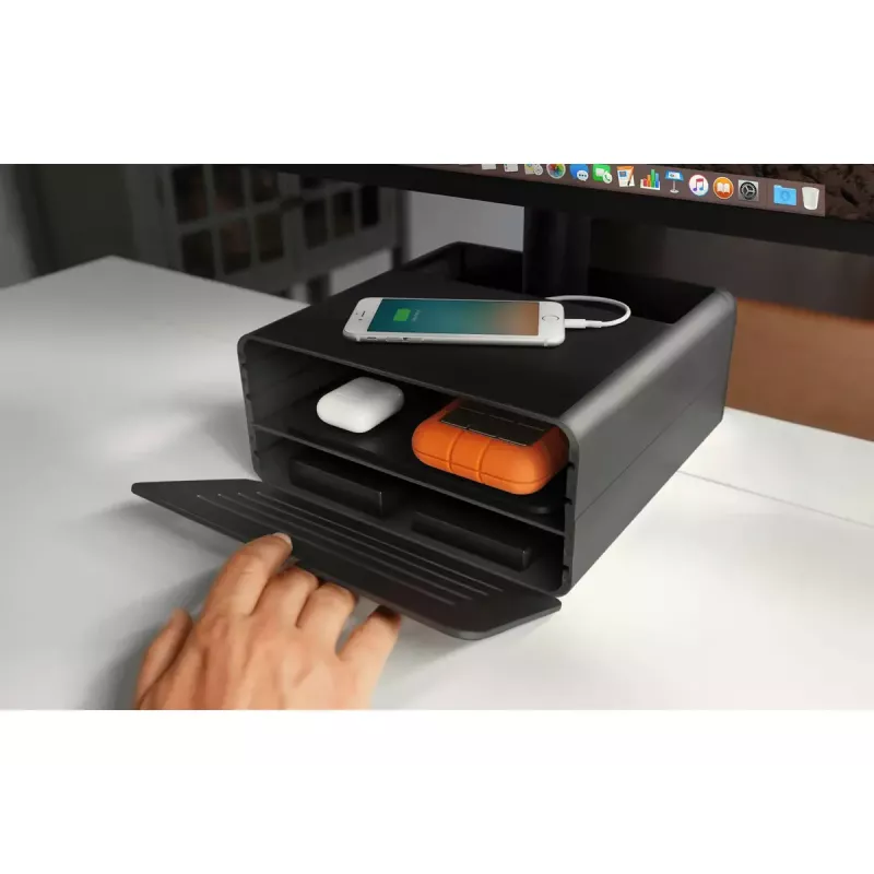 Lauaeraldusalus Twelve South HiRise Pro Must Wood Freestanding