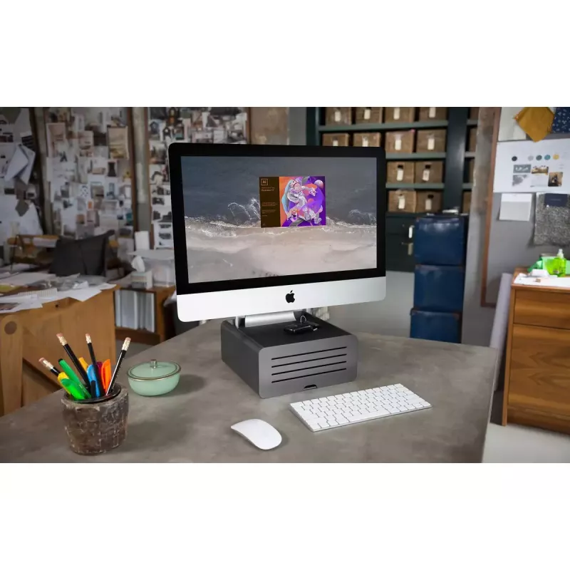Lauaeraldusalus Twelve South HiRise Pro Must Wood Freestanding