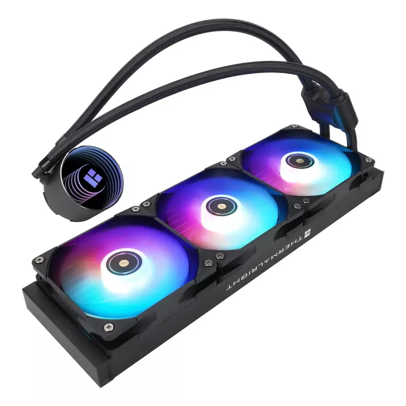 Thermalright Frozen Notte 360 ARGB V2 12 cm must, komplektne vedelikjahutus