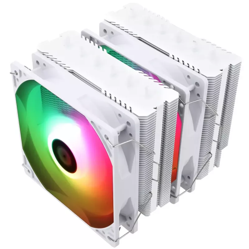 Õhkjahuti Thermalright Peerless Assassin 120 SE ARGB 12 cm Valge 1550 RPM