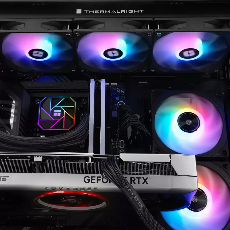 Kõik-ühes vedelikjahuti Thermalright Aqua Elite 360 V3 12 cm Must