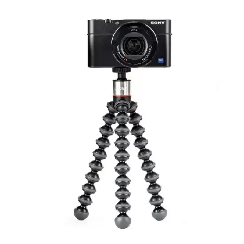 Statiiv JOBY GorillaPod 500 märulikaameratele, 3 jalga, maksimaalne kandevõime 0,5 kg, must/hall