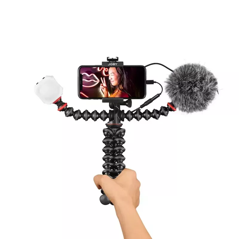 Joby GorillaPod Mobiilne Vlogimiskomplekt Joby JB01645-BWW 3 jalga 540g Must Punane