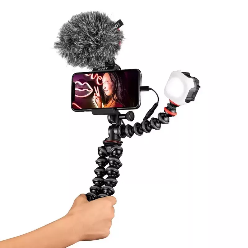 Joby GorillaPod Mobiilne Vlogimiskomplekt Joby JB01645-BWW 3 jalga 540g Must Punane