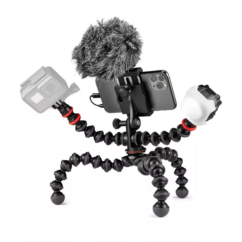 Joby GorillaPod Mobiilne Vlogimiskomplekt Joby JB01645-BWW 3 jalga 540g Must Punane