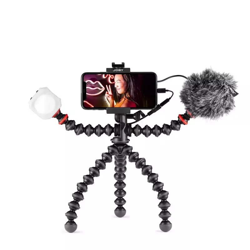 Joby GorillaPod Mobiilne Vlogimiskomplekt Joby JB01645-BWW 3 jalga 540g Must Punane