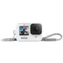 Kaamera kate GoPro ümbris + Lanyard mudelitele HERO12/HERO11/HERO10/HERO9 Must — silikoon, valge