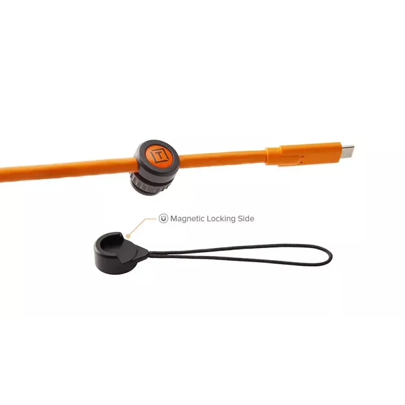 Kaablihoidja Tether Tools TetherGuard TG020 Universal Must Oranž 2 tk