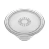 Grip PopSockets PlantCore by Popsockets — universaalne telefonihoidik, hall läbipaistev, 38,8 × 7,7 mm