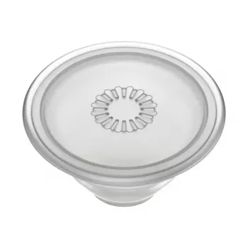Grip PopSockets PlantCore by Popsockets — universaalne telefonihoidik, hall läbipaistev, 38,8 × 7,7 mm