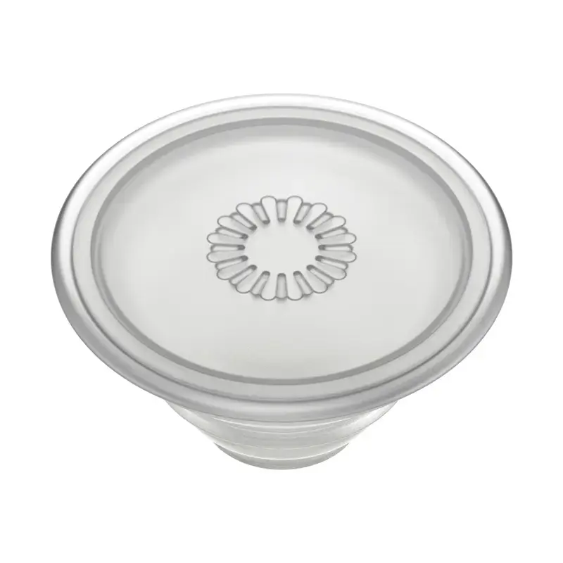 Grip PopSockets PlantCore by Popsockets — universaalne telefonihoidik, hall läbipaistev, 38,8 × 7,7 mm