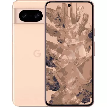 Nutitelefon Google Pixel 8 5G — kahe SIM-kaardi, 8 GB muutmälu, 128 GB, 6,2-tolline OLED 120 Hz, 50+12 MP tagumine, 10,5 MP esikaamera, roosa