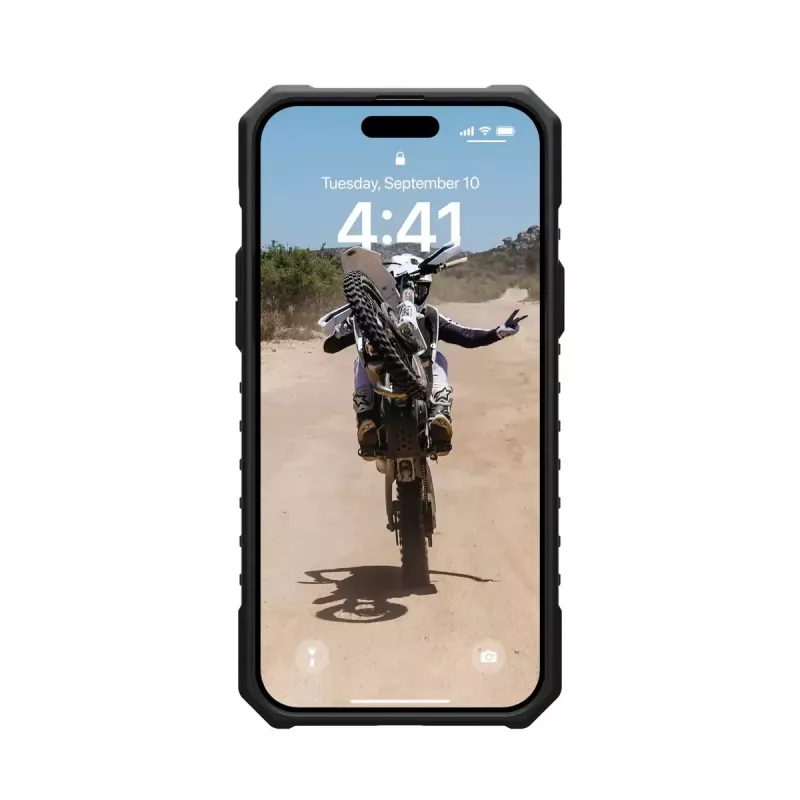 Katte Urban Armor Gear 114311114343 iPhone 15 Plus 17 cm Must Läbipaistev