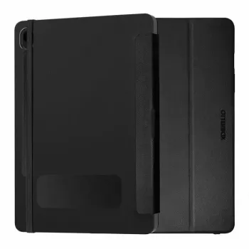 Kaitsev raamatustiilis ümbris OTTERBOX React Series Samsung Galaxy Tab S9 FE+ jaoks — must