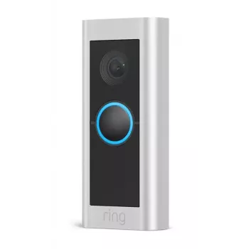 Video Doorbell RING Video Doorbell Pro 2 Hardwired — nikkel-satiinteras, juhtmega Wi‑Fi, 150°×150° vaateväli, 16–24 V AC