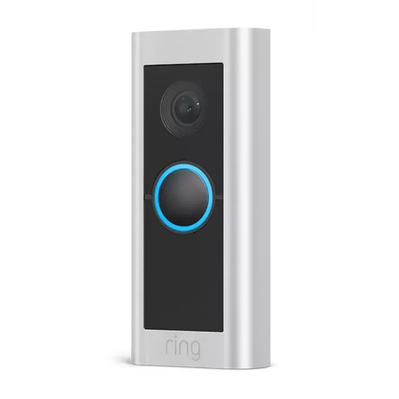 Video Doorbell RING Video Doorbell Pro 2 Hardwired — nikkel-satiinteras, juhtmega Wi‑Fi, 150°×150° vaateväli, 16–24 V AC
