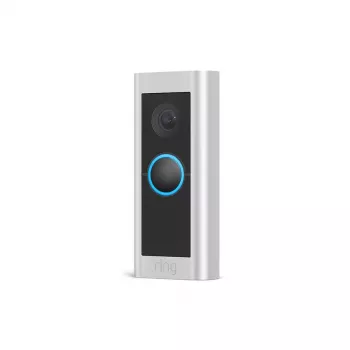 Video Doorbell RING Video Doorbell Pro 2 Hardwired — nikkel-satiinteras, juhtmega Wi‑Fi, 150°×150° vaateväli, 16–24 V AC