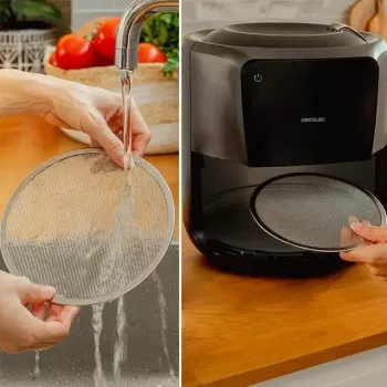 Madala rasvasisaldusega fritüür Cecotec 03300 5,5 L 1550 W Must
