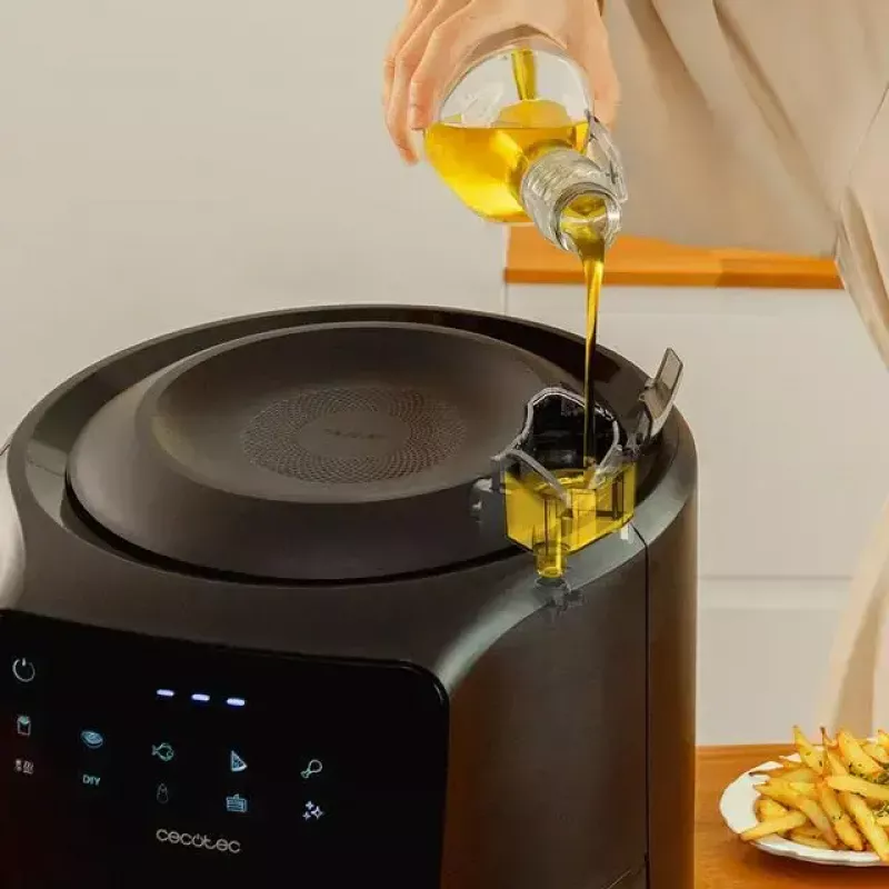Madala rasvasisaldusega fritüür Cecotec 03300 5,5 L 1550 W Must