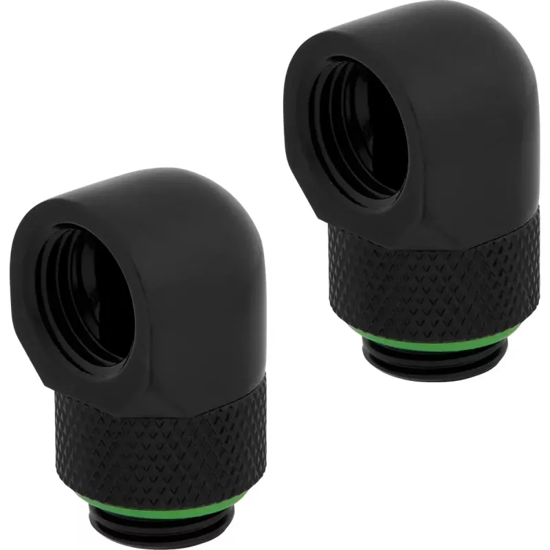 Liitmik Corsair CX-9055009-WW Messing Must 90° Pöörlevad Adapterid