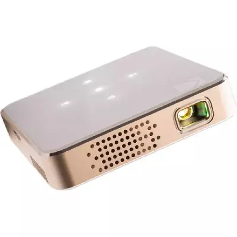 Projektor Kodak Luma 150 Wi‑Fi Valge‑Gold, kaasaskantav LED-pikoprojektor juhtmevaba ühendusega