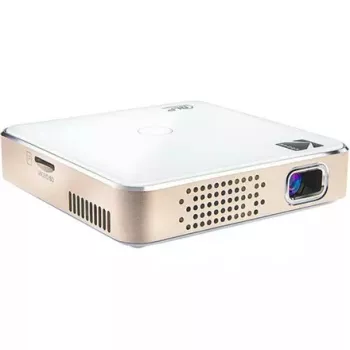 Projektor Kodak Luma 150 Wi‑Fi Valge‑Gold, kaasaskantav LED-pikoprojektor juhtmevaba ühendusega