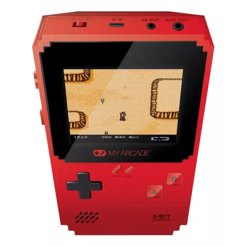 Gamepad dreamGEAR PIXEL CLASSIC Red — digitaalne juhtpult, Micro-USB, AAA patareitoide