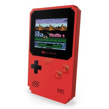Gamepad dreamGEAR PIXEL CLASSIC Red — digitaalne juhtpult, Micro-USB, AAA patareitoide