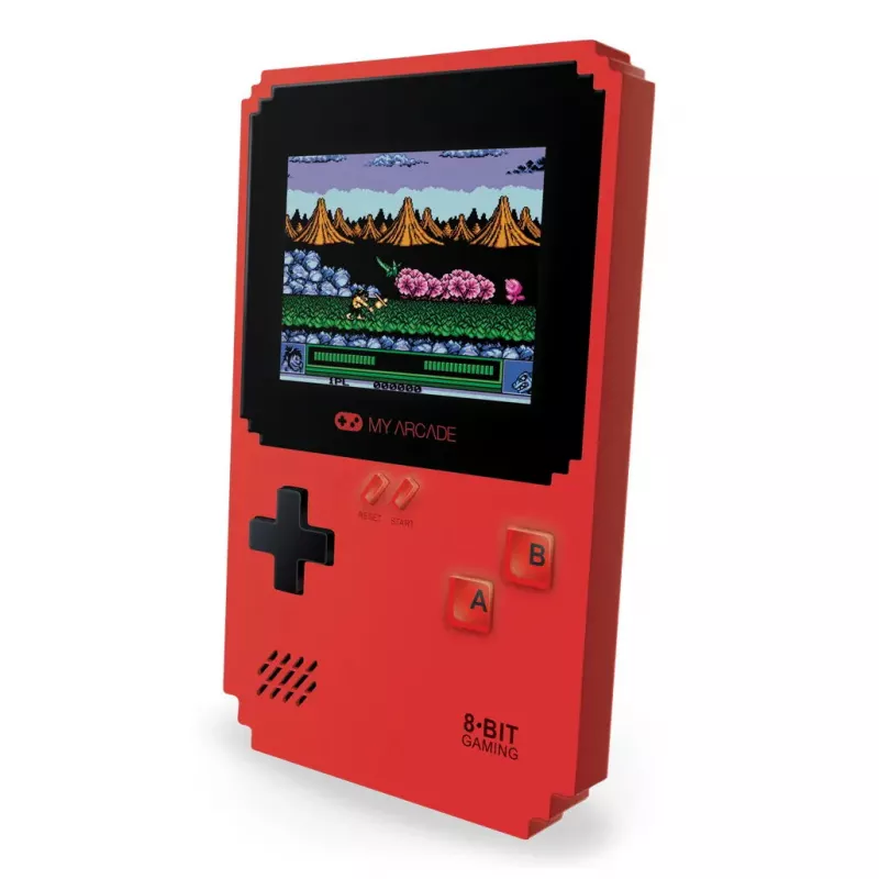 Gamepad dreamGEAR PIXEL CLASSIC Red — digitaalne juhtpult, Micro-USB, AAA patareitoide