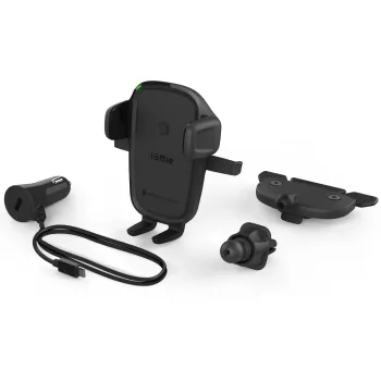 iOttie Easy One Touch 2 nutitelefoni laadija must USB juhtmevaba kiirlaadimine