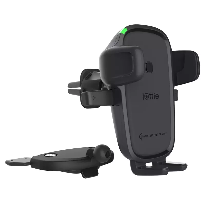 iOttie Easy One Touch 2 nutitelefoni laadija must USB juhtmevaba kiirlaadimine