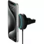 Traadita auto ventilatsiooniava kinnitus iOttie Velox Qi2 MagSafe — VLXWCG212, Qi2 magnetiline juhtmevaba laadimine ühilduvatele iPhone'i mudelitele