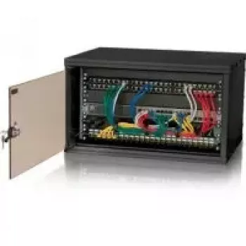 Triton RXA-06-AS4-BAX-A1 19 inch seinakapp 6U, 550x400mm, lahtivõetav, must