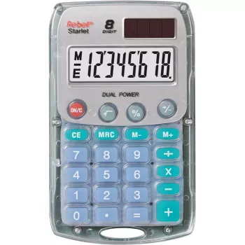 Basic Calculator Rebell Starlet Pocket Transparent