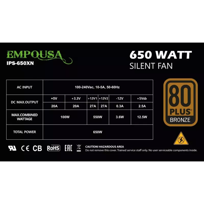 Inca IPS-650XN toiteplokk 650 W