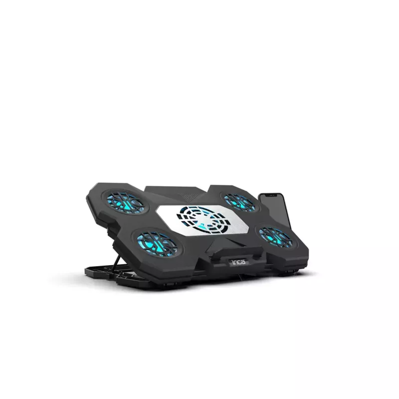 Sülearvuti jahutusalus INCA INC-614GMS ergonoomiline disain vaikne töö