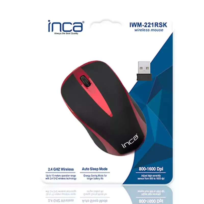 Hiir Inca IWM-221RSK RF juhtmevaba optiline