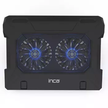 Sülearvuti jahutusalus Inca INC-321RX 43,2 cm 2 ventilaatorit Must