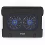 Sülearvuti jahutusalus Inca INC-321RX 43,2 cm 2 ventilaatorit Must