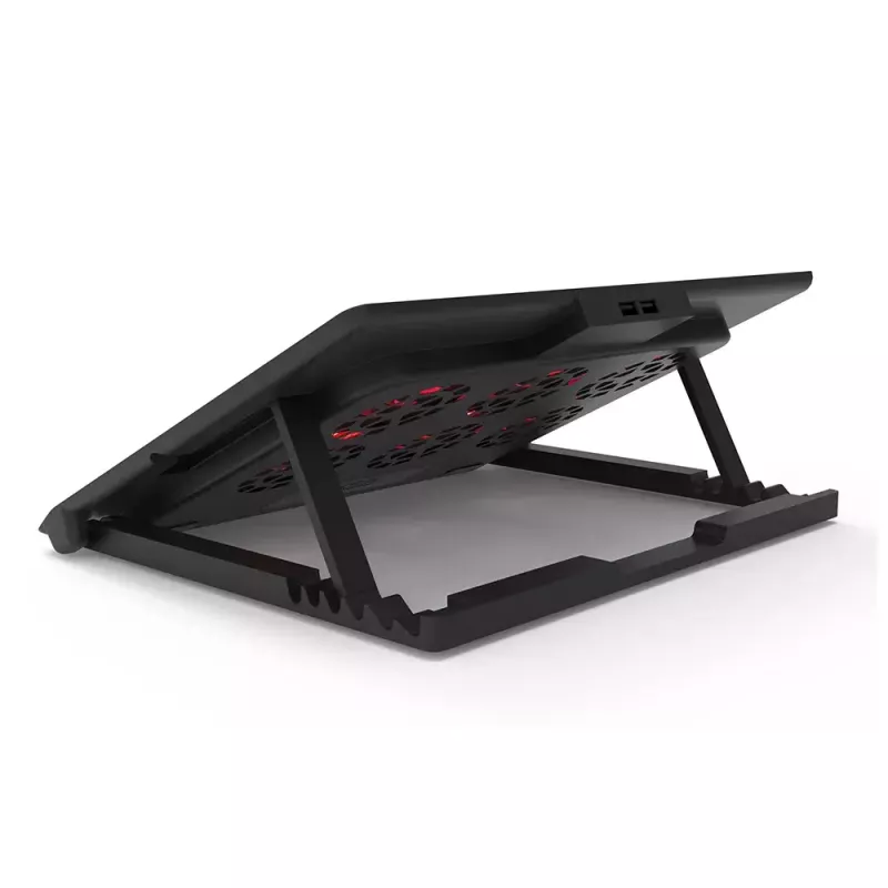 Sülearvuti jahutusalus Inca INC-601GMS 43,2 cm 6 ventilaatorit USB Must
