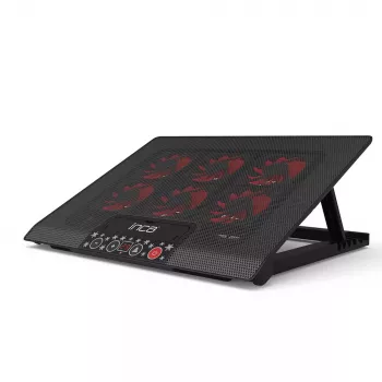 Sülearvuti jahutusalus Inca INC-601GMS 43,2 cm 6 ventilaatorit USB Must