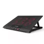 Sülearvuti jahutusalus Inca INC-601GMS 43,2 cm 6 ventilaatorit USB Must